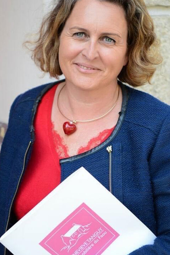 Geneviève TANGUY, gérante de l'agence l'immobilière du faou